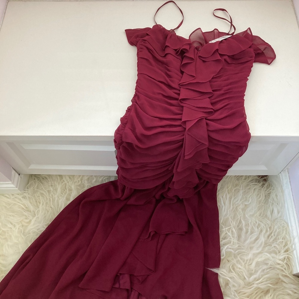 JILL Jill Stuart Ruched Strapless Evening DRESS - Picture 3 of 9